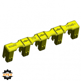 WAGO | 770-360 | LOCKOUT CAP FOR PLUGS 5-POLE, YELLOW