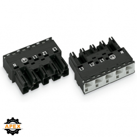 WAGO | 770-415 | PLUG 5-POLE; BLACK