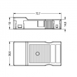 WAGO | 770-503/021-000 | STRAIN RELIEF HOUSING 3-POLE, BLACK