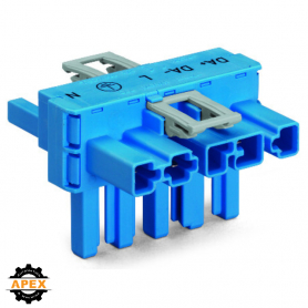 WAGO | 770-617 | T-DISTRIBUTION CONNECTOR 5-POLE COD. I; BLU