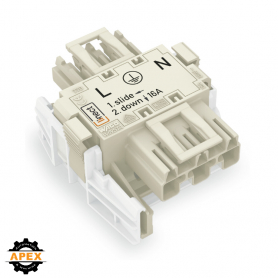 LINECT® T-CONNECTOR 3-POLE, WHITE