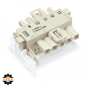 LINECT® T-CONNECTOR 5-POLE, WHITE