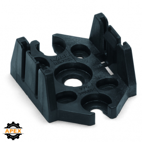 WAGO | 770-623 | MOUNTING PLATE 3-POLE, BLACK