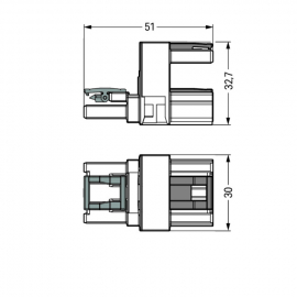 WAGO | 770-635 | H-DISTRIBUTION CONNECTOR 3-POLE COD. A; BLA