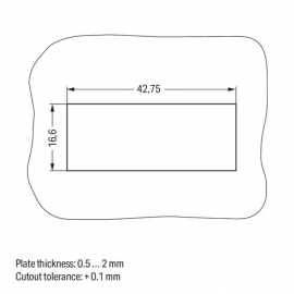 WAGO | 770-704 | SNAP-IN SOCKET BLACK