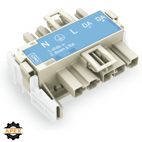 WAGO | 770-7105 | LINECT® T-CONNECTOR 5-POLE, BLUE