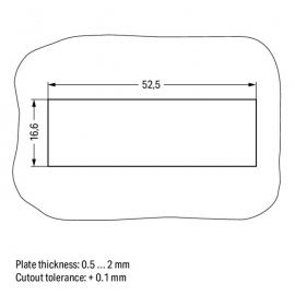 WAGO | 770-745 | SNAP-IN SOCKET GRAY