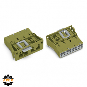 WAGO | 770-774 | SNAP-IN PLUG LIGHT GREEN