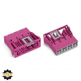 WAGO | 770-784 | SNAP-IN SOCKET, PINK