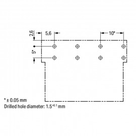 WAGO | 770-804/011-000 | SOCKET FOR PCBS ANGLED 4-POLE, BLAC