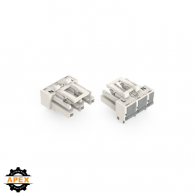 WAGO | 770-823/011-000 | SOCKET FOR PCBS ANGLED 3-POLE, WHIT