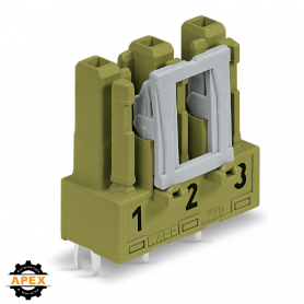 WAGO | 770-863/071-000 | SOCKET FOR PCBS STRAIGHT 3-POLE, LI
