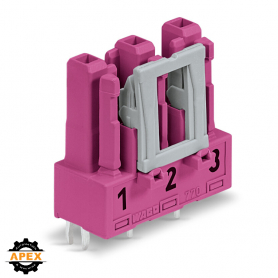 WAGO | 770-883/081-000 | SOCKET FOR PCBS STRAIGHT 3-POLE, PI