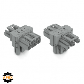 WAGO | 770-970 | T-DISTRIBUTION CONNECTOR 3-POLE COD. B, GRA