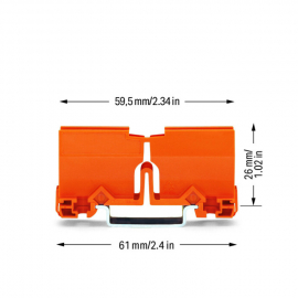 WAGO | 773-332 | MOUNTING CARRIER; 773 SERIES - 2.5 MM² / 4