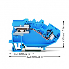 WAGO | 782-613 | 1-CONDUCTOR N-DISCONNECT TERMINAL BLOCK; 6