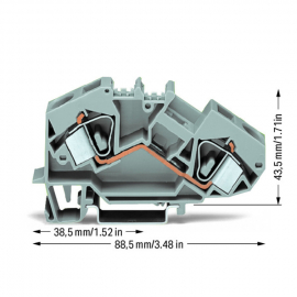 WAGO | 783-601 | 2-CONDUCTOR THROUGH TERMINAL BLOCK; 16 MM²;