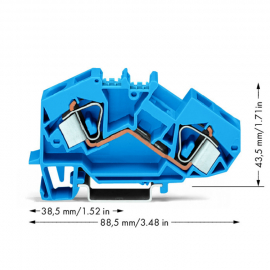 WAGO | 783-604 | 2-CONDUCTOR THROUGH TERMINAL BLOCK; 16 MM²;