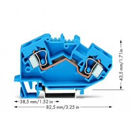 WAGO | 784-604 | 2-CONDUCTOR THROUGH TERMINAL BLOCK; 10 MM²;