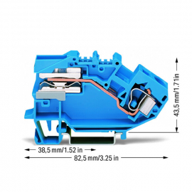 WAGO | 784-613 | 1-CONDUCTOR N-DISCONNECT TERMINAL BLOCK; 10