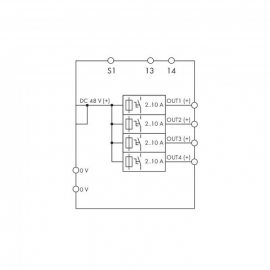 WAGO | 787-1664/000-250 | ELECTRONIC CIRCUIT BREAKER; 4-CHAN