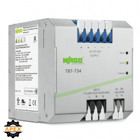SWITCHED-MODE POWER SUPPLY; ECO; 1-PHASE; 24 VDC OUTPUT VOLT