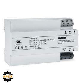 TRANSFORMER POWER SUPPLY; INPUT VOLTAGE: 230 VAC; OUTPUT VOL