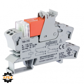 RELAY MODULE; NOMINAL INPUT VOLTAGE: 24 VDC; 2 CHANGEOVER CO