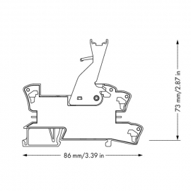 WAGO | 788-344 | RELAY MODULE; NOMINAL INPUT VOLTAGE: 110 VD