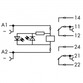 WAGO | 788-548 | RELAY MODULE; NOMINAL INPUT VOLTAGE: 115 VA