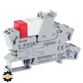 WAGO | 788-608 | RELAY MODULE; NOMINAL INPUT VOLTAGE: 230 VA