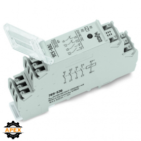 RELAY MODULE; NOMINAL INPUT VOLTAGE: 24 VAC; 2 BREAK AND 2 M