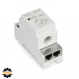 CURRENT SENSOR WITH BUS CONNECTION IN DIN-RAIL MOUNT ENCLOSU