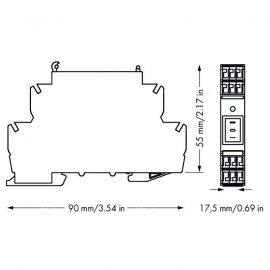 WAGO | 789-802 | SWITCHING MODULE; WITH 2-POLE CIRCUIT BREAK