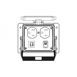 WAGO | 8000-100/1000-359 | BULKHEAD INTERFACE PORT 3A DUPLEX