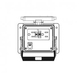 WAGO | 8000-100/1000-362 | BULKHEAD INTERFACE PORT 15A GFCI_