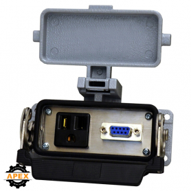 BULKHEAD INTERFACE PORT 15A SINGLE_DB9 FEMALE