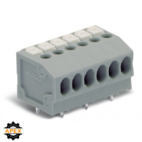 WAGO | 805-107 | PCB TERMINAL BLOCK; PUSH-BUTTON; 1.5 MM²; P