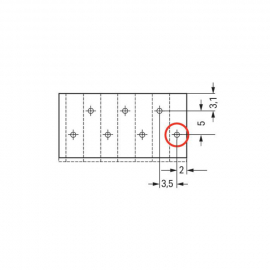WAGO | 805-109 | PCB TERMINAL BLOCK; PUSH-BUTTON; 1.5 MM²; P