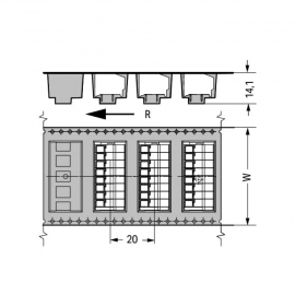 WAGO | 805-304/200-604/997-405 | THR PCB TERMINAL BLOCK; PUS