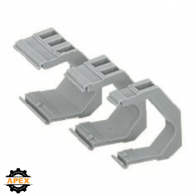 LOCKING COVER; AS REPLACEMENT; 3-POLE; GRAY