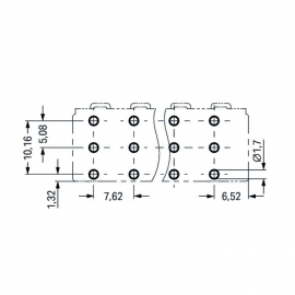 WAGO | 831-3602 | THT MALE HEADER; 1.0 X 1.2 MM SOLDER PIN;