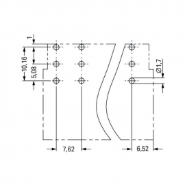 WAGO | 831-3622 | THT MALE HEADER; 1.0 X 1.2 MM SOLDER PIN;