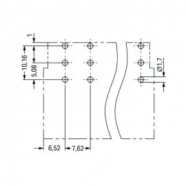 WAGO | 831-3642 | THT MALE HEADER 1.0 X 1.2 MM SOLDER PIN AN