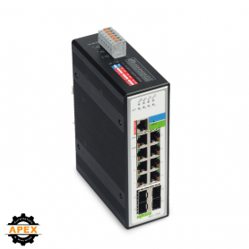 INDUSTRIAL-MANAGED-SWITCH; 8-PORT 1000BASE-T; 4-SLOT 1000BAS