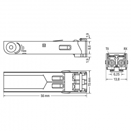 WAGO | 852-202 | SFP MODULE 100BASE; FX MULTI-MODE 1310 NM L