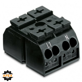 WAGO | 862-1562 | 4-CONDUCTOR CHASSIS-MOUNT TERMINAL STRIP;