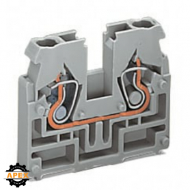 WAGO | 869-341 | 2-CONDUCTOR END TERMINAL BLOCK; WITHOUT PUS