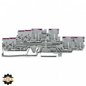 WAGO | 870-138 | 4-CONDUCTOR/4-PIN, DOUBLE-DECK CARRIER TERM