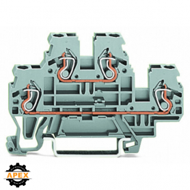 WAGO | 870-501 | DOUBLE-DECK TERMINAL BLOCK; THROUGH/THROUGH